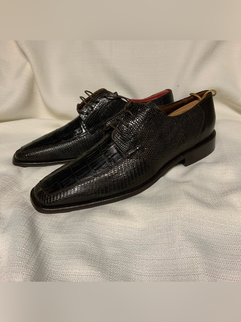 NWOB David Eden Jeremiah Men’s Genuine Crocodile 🐊 leather-dress Shoes. Sz. 13.